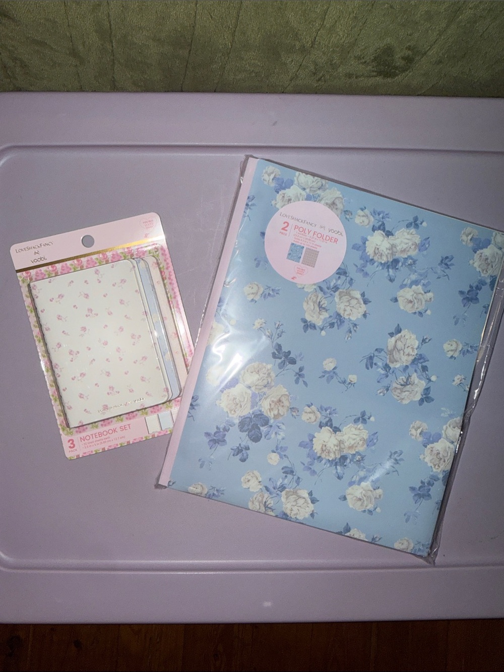 Yoobi X Loveshackfancy notebook & Folder Set